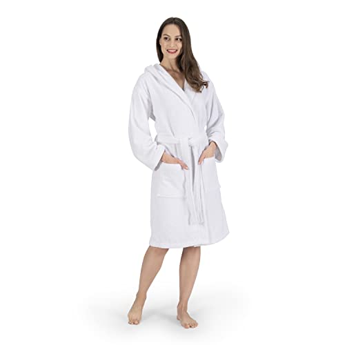 Women's Hooded Terry Bathrobe L369