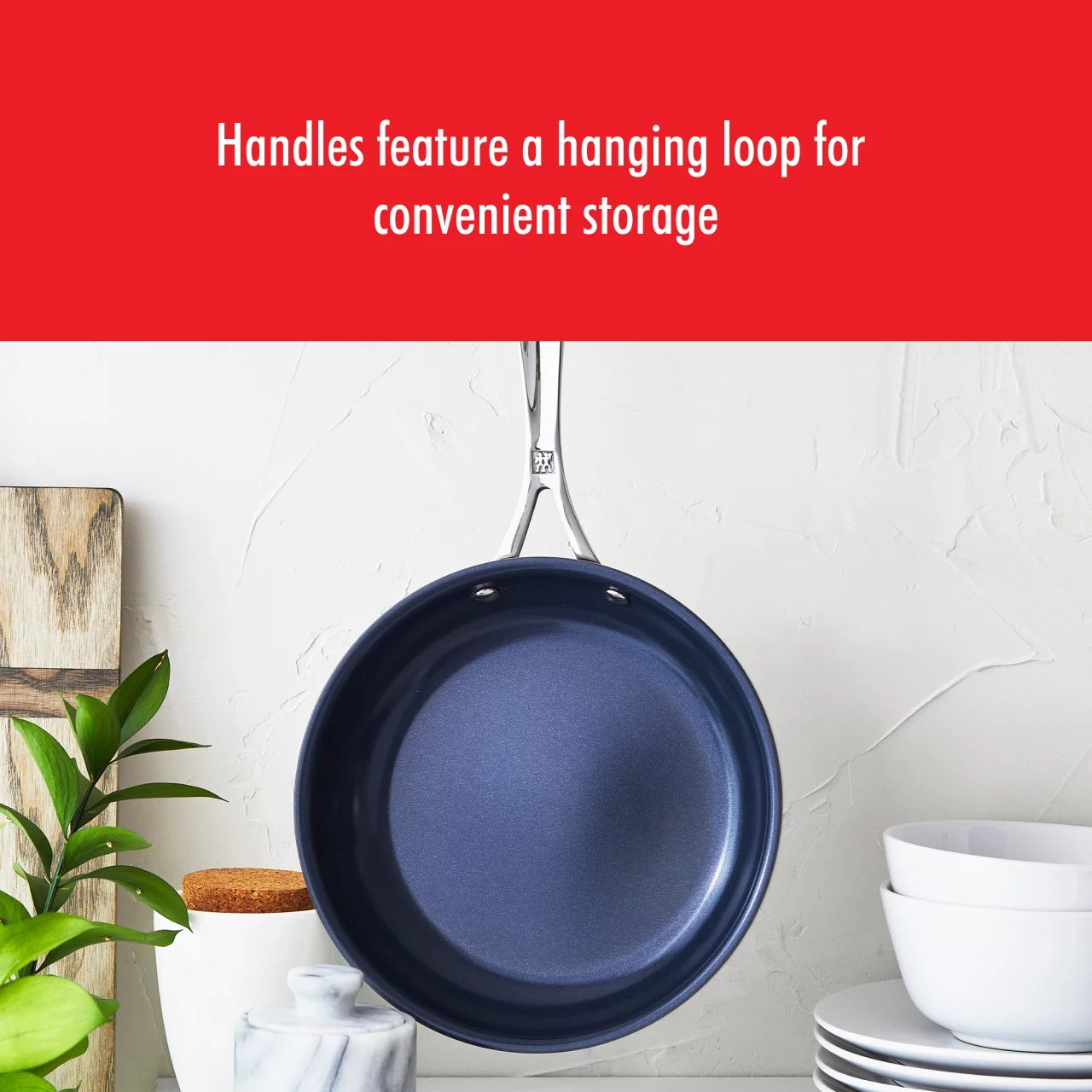 Stainless Steel Ceramic Nonstick Fry Pan with Lid X829