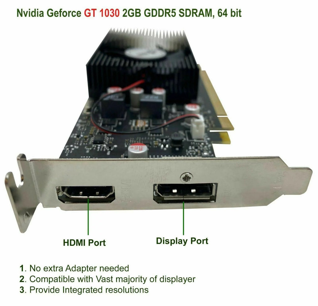 Refurbished Desktop PC, Intel Core i5, 16GB RAM, 500GB HDD + 240GB SSD, WiFi, Windows 10 I386881