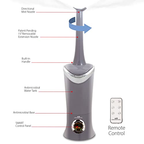Ultrasonic Cool Mist Humidifier 1.7 Gallon with Five Mist Settings Z372