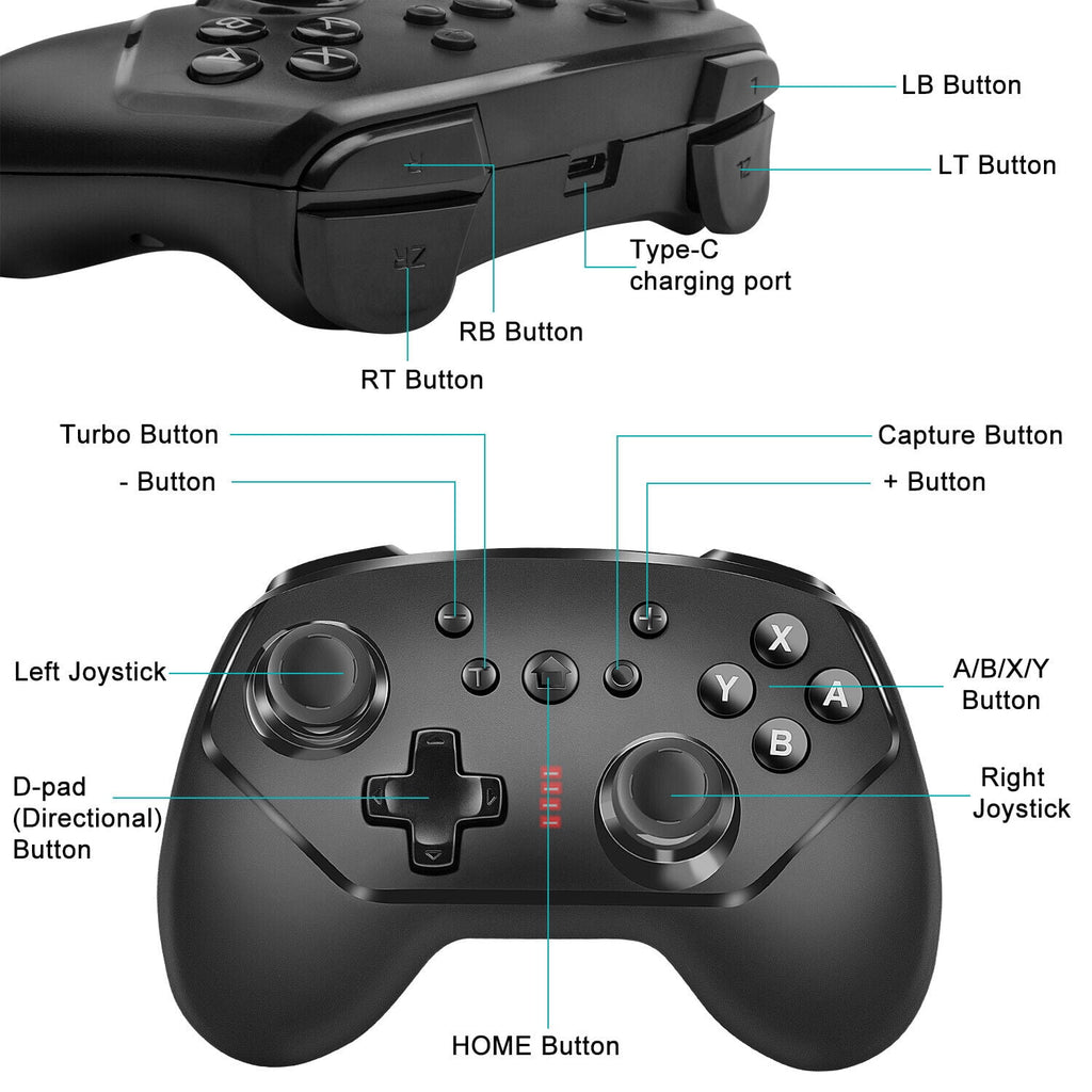 Wireless Pro Controller for Nintendo Switch M437