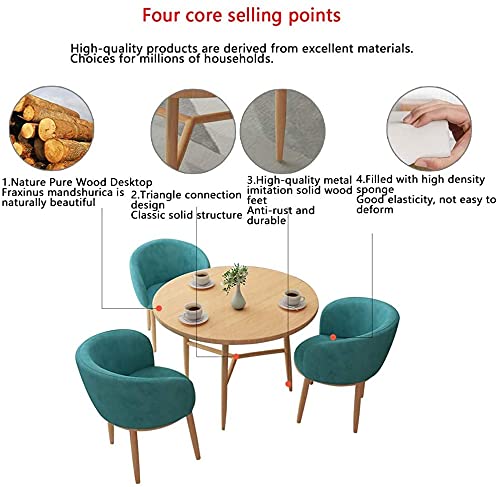 Round Dining Table with Chair for Small Spaces Z647029