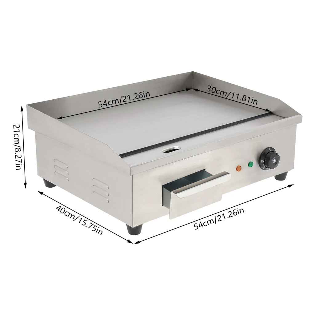 Electric Countertop Griddle Flat Top Grill 22 Inch F682