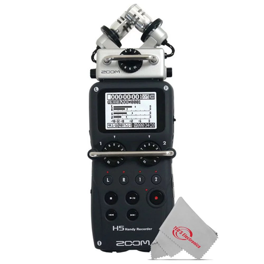 4-Input / 4-Track Handy Recorder with Interchangeable X/Y Mic Capsule and Accessory Kit H459