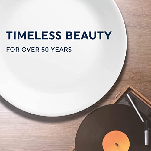 18-Piece Dinnerware Set for 6, Triple Layer Glass, Chip Resistant, Lightweight Round Plates and Bowls S481