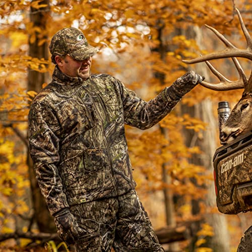 Men's Sherpa Fleece Lined Camo Hunting Jacket Q7160