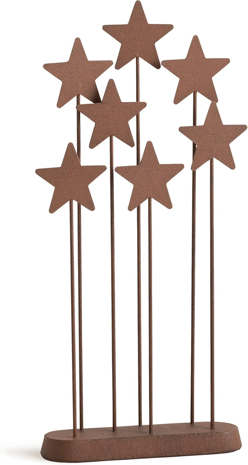 Willow Tree Metal Star Backdrop, hand-painted nativity accessory