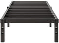 Twin Bed Frame - Heavy Duty Metal Platform Bed Frames Twin Size with Storage Space Under Frame, 14 Inches, Sturdy Steel Slat Support, No Box Spring Needed