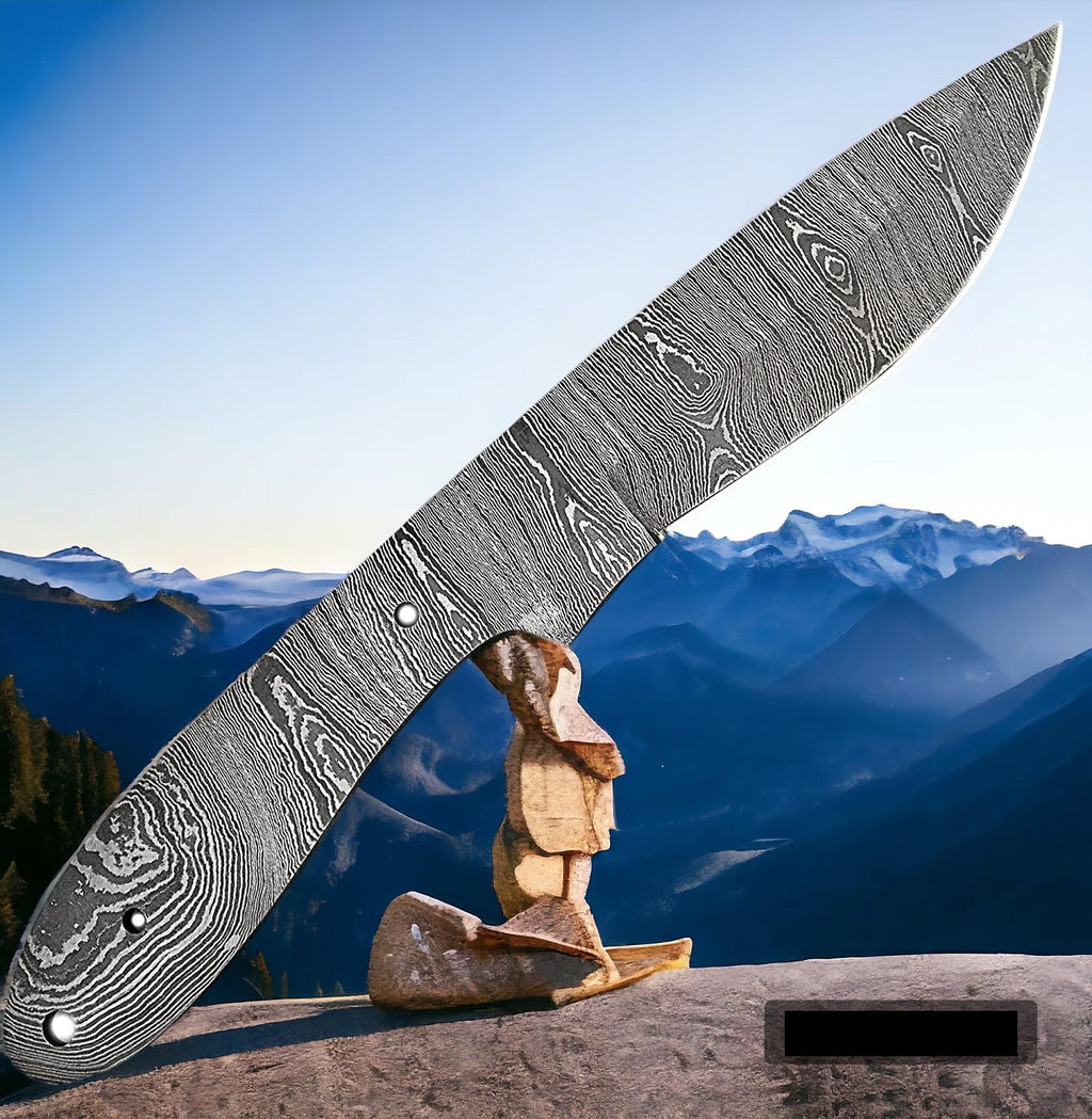 Damascus Steel Full Tang Blank Blade for Knife Making K630781