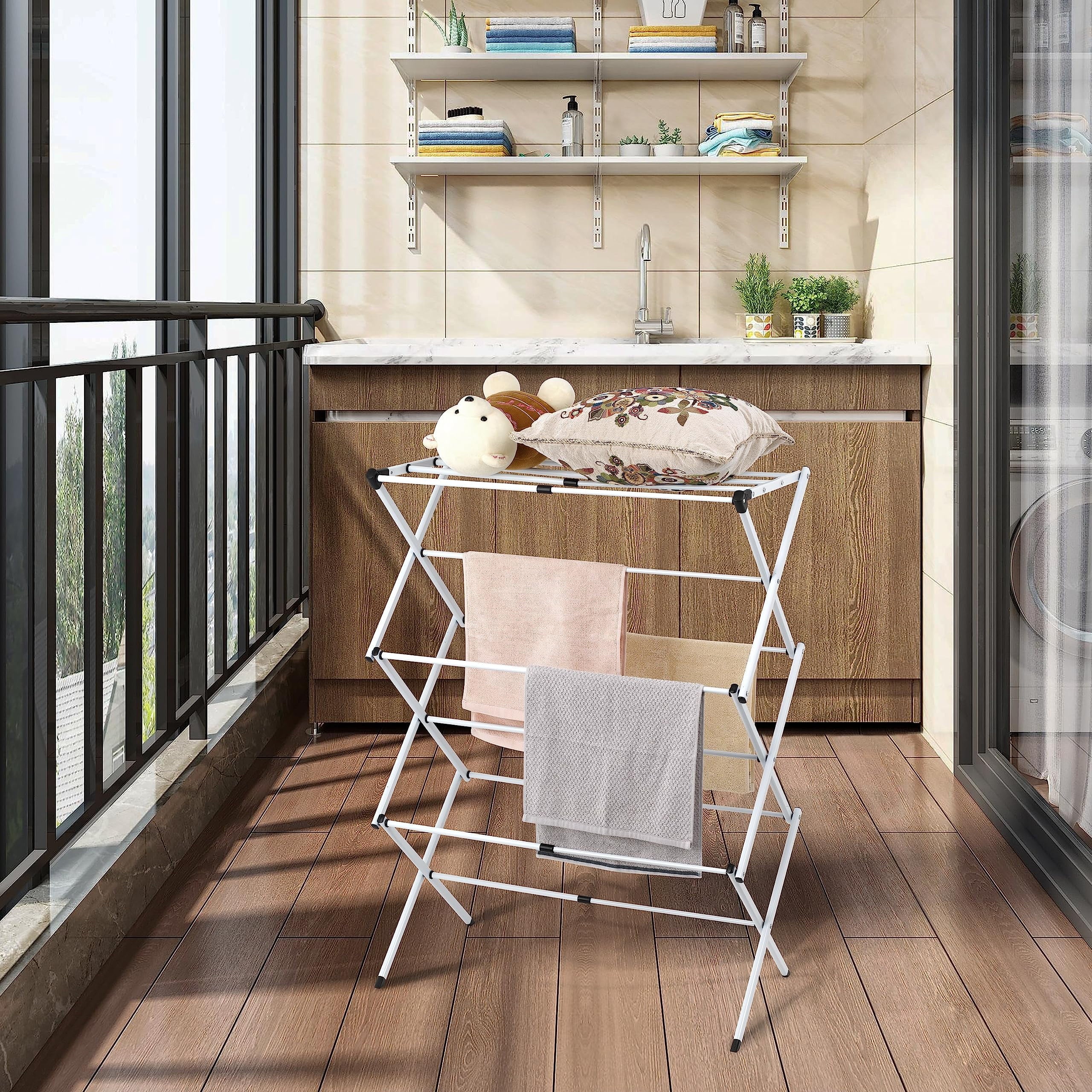 Clothes Drying Rack, Folding Indoor & Outdoor Rack I4028