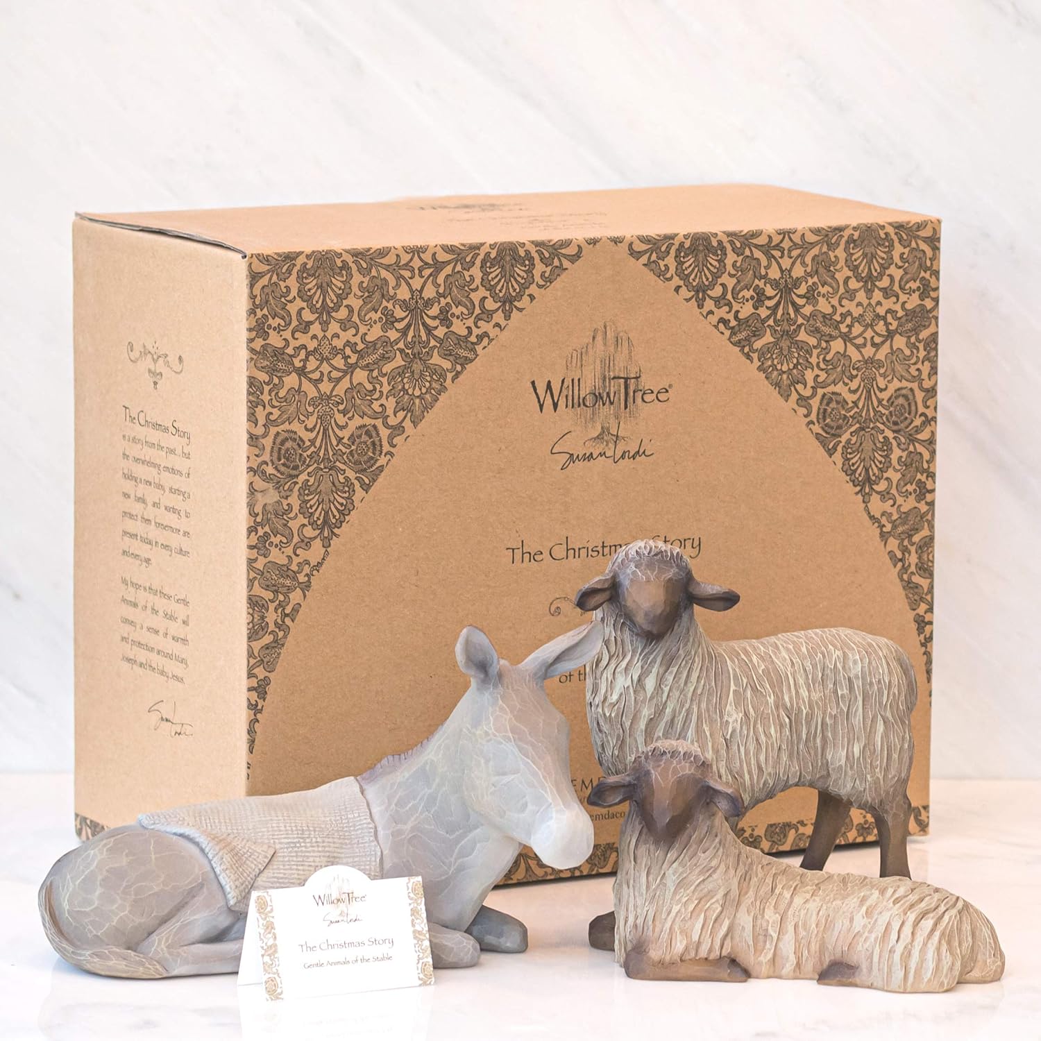 Gentle Animals of The Stable Nativity Figures, 3-Piece Set U761