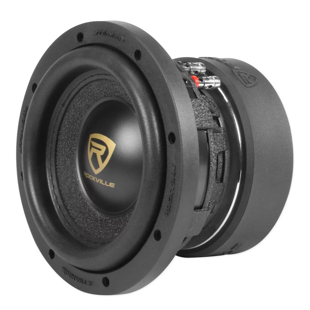 6.5" 1000W Car Audio Subwoofer with Mono Amplifier and Amp Kit U366