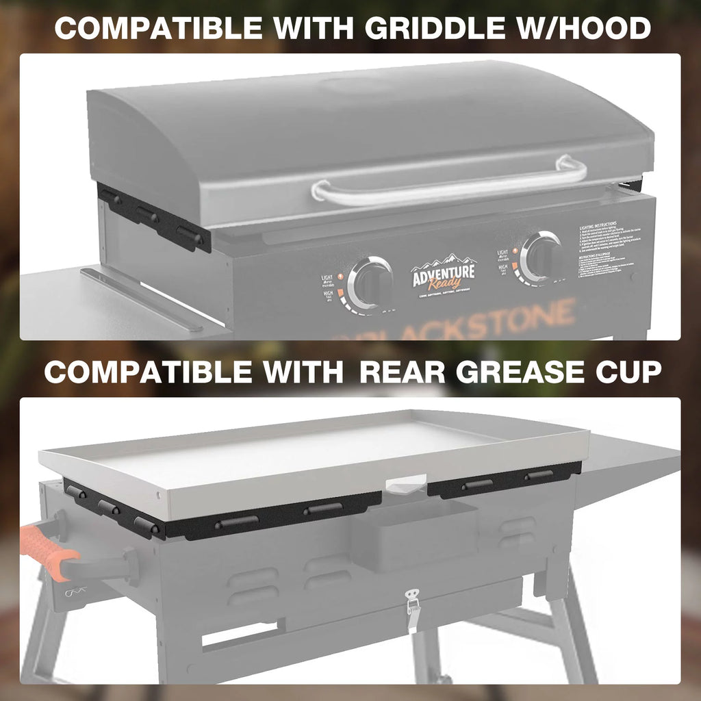 Stainless steel magnetic wing guards for 28 inch griddle O90571