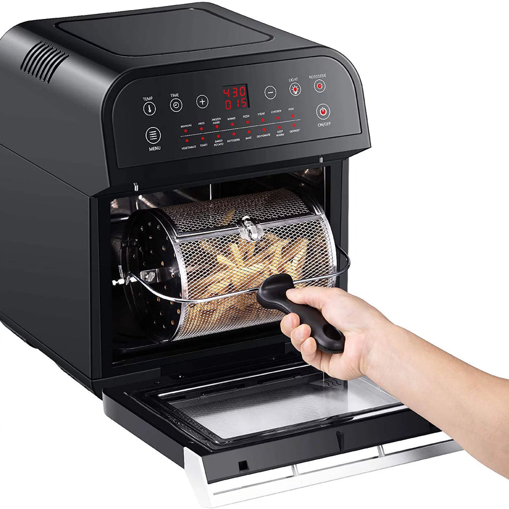 12.7-Quart Electric 15-in-1 Programmable Air Fryer Oven Combo T555045