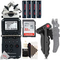 Zoom H5 4-Input / 4-Track Handy Recorder Interchangeable X/Y Mic Capsule and Essential Accessory Kit