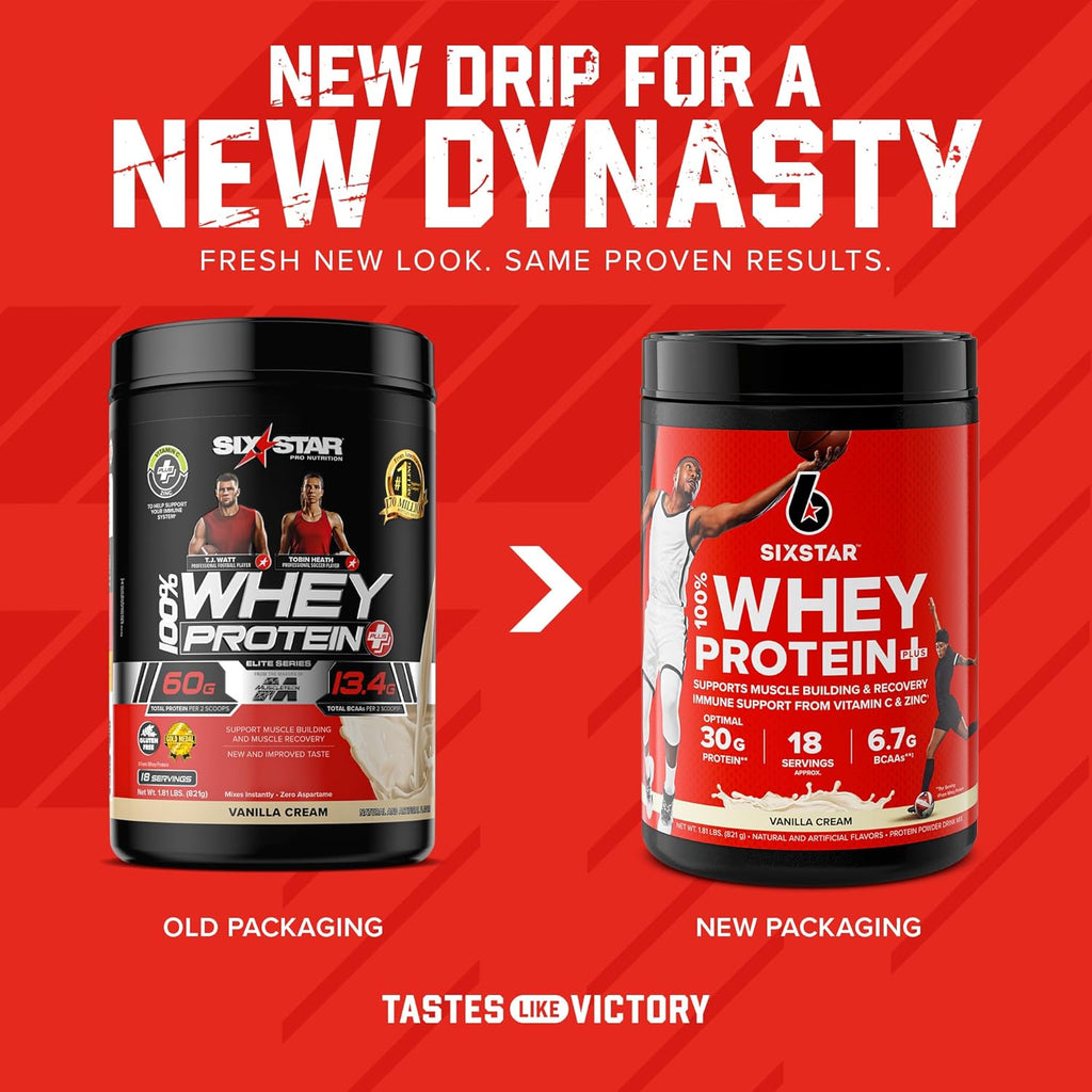 Whey Protein Plus Triple Chocolate 1.8lbs & Vanilla Cream 1.8lbs F8655