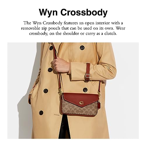 Womens Coated Canvas Crossbody Bag D1143