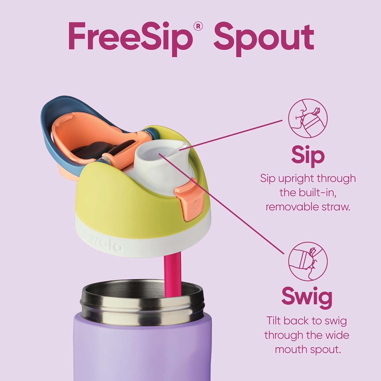 Insulated Stainless Steel Water Bottle 32 oz with Silicone Boot D823823