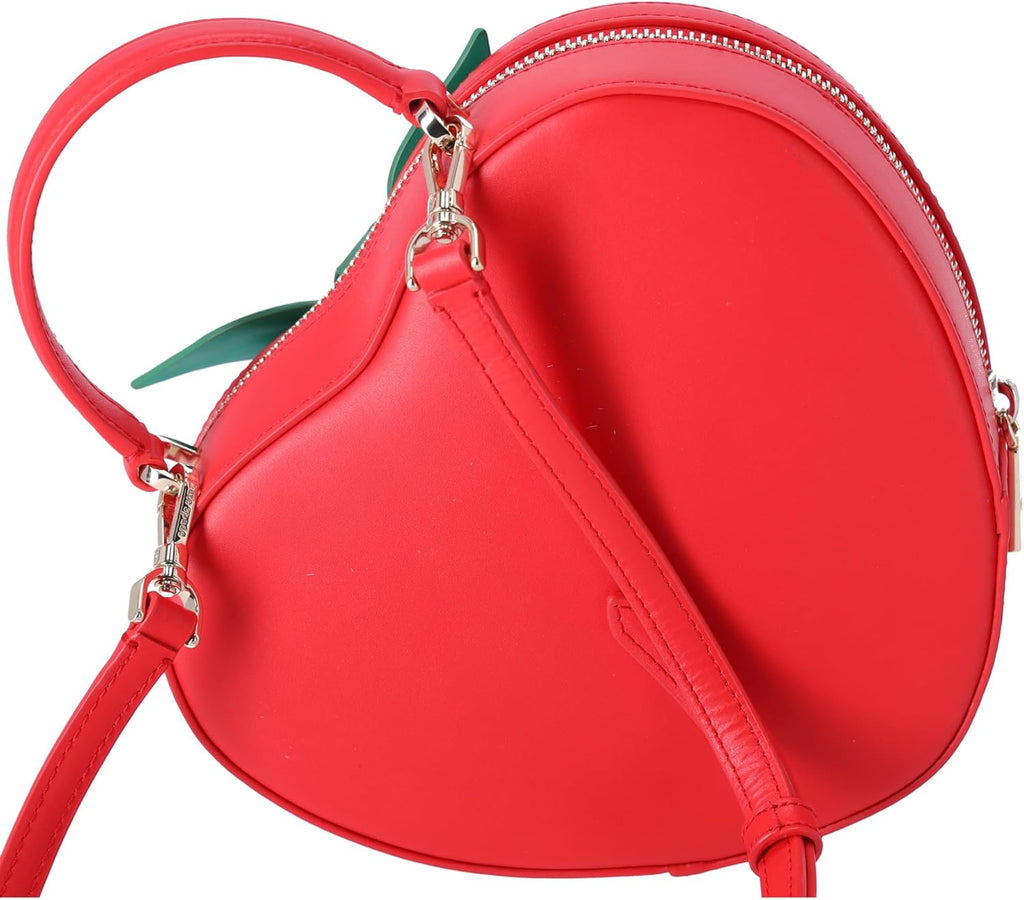 3D Strawberry Crossbody Puffy Leather Bag W29442