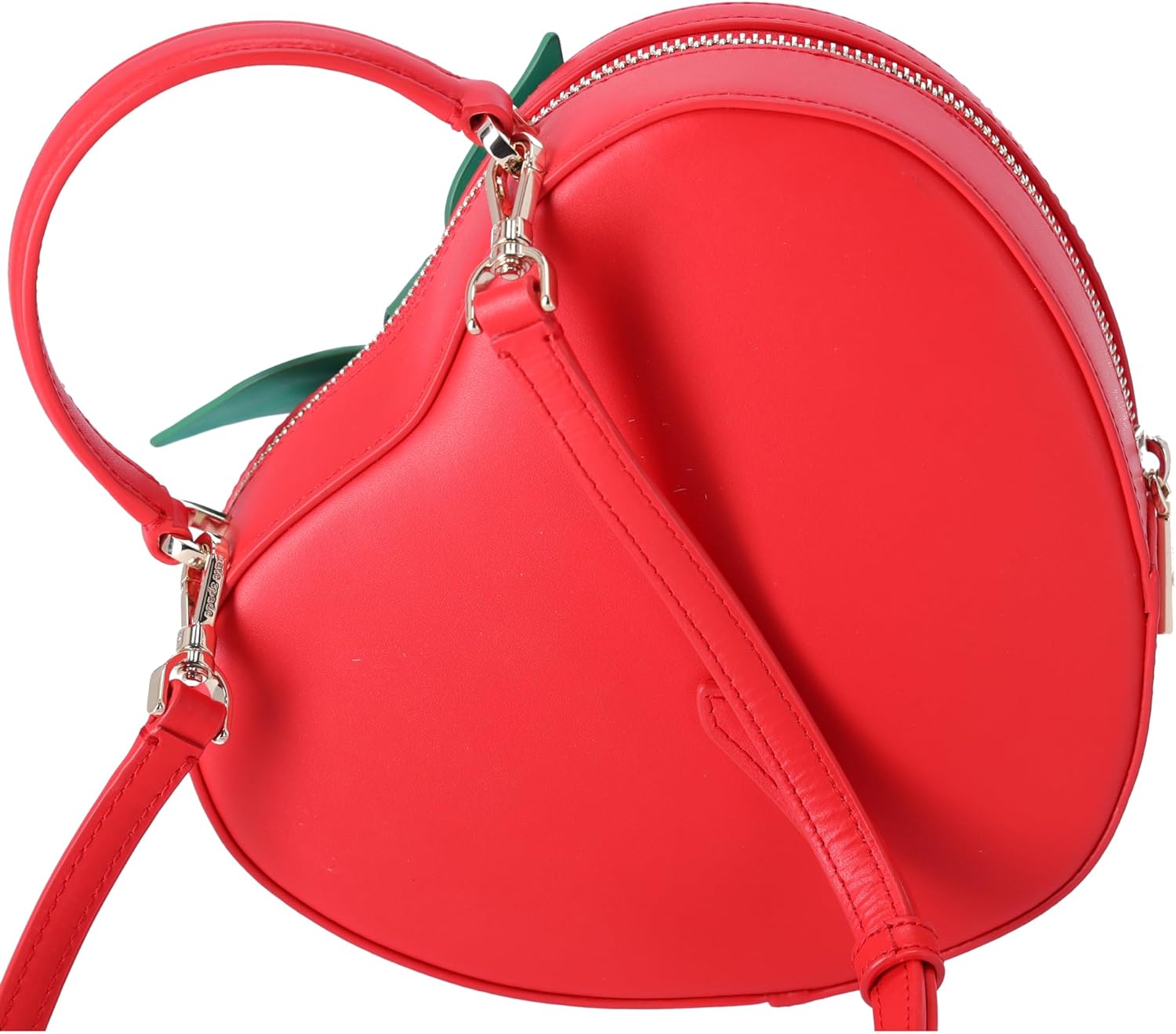 3D Strawberry Crossbody Puffy Leather Bag W29442