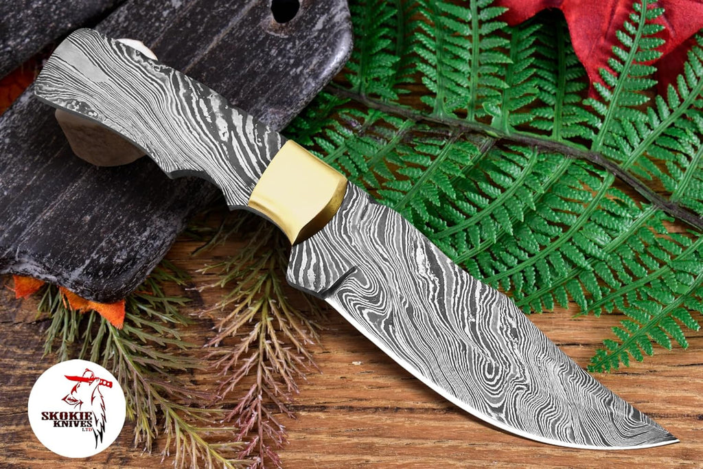 Custom Damascus Steel Blank Blade 9.0" for Knife Making E669