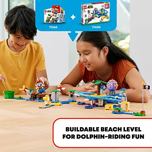 Super Mario Big Urchin Beach Ride Expansion Set Building Kit Z904