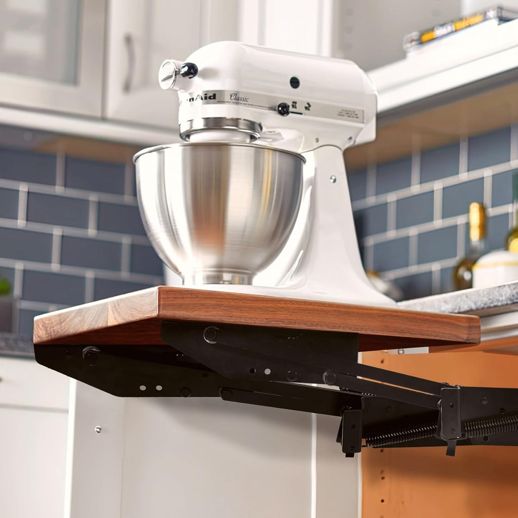 Cabinet Mixer Lift with Soft-Close, Space-Saving Design, Holds 60 LBS X580539