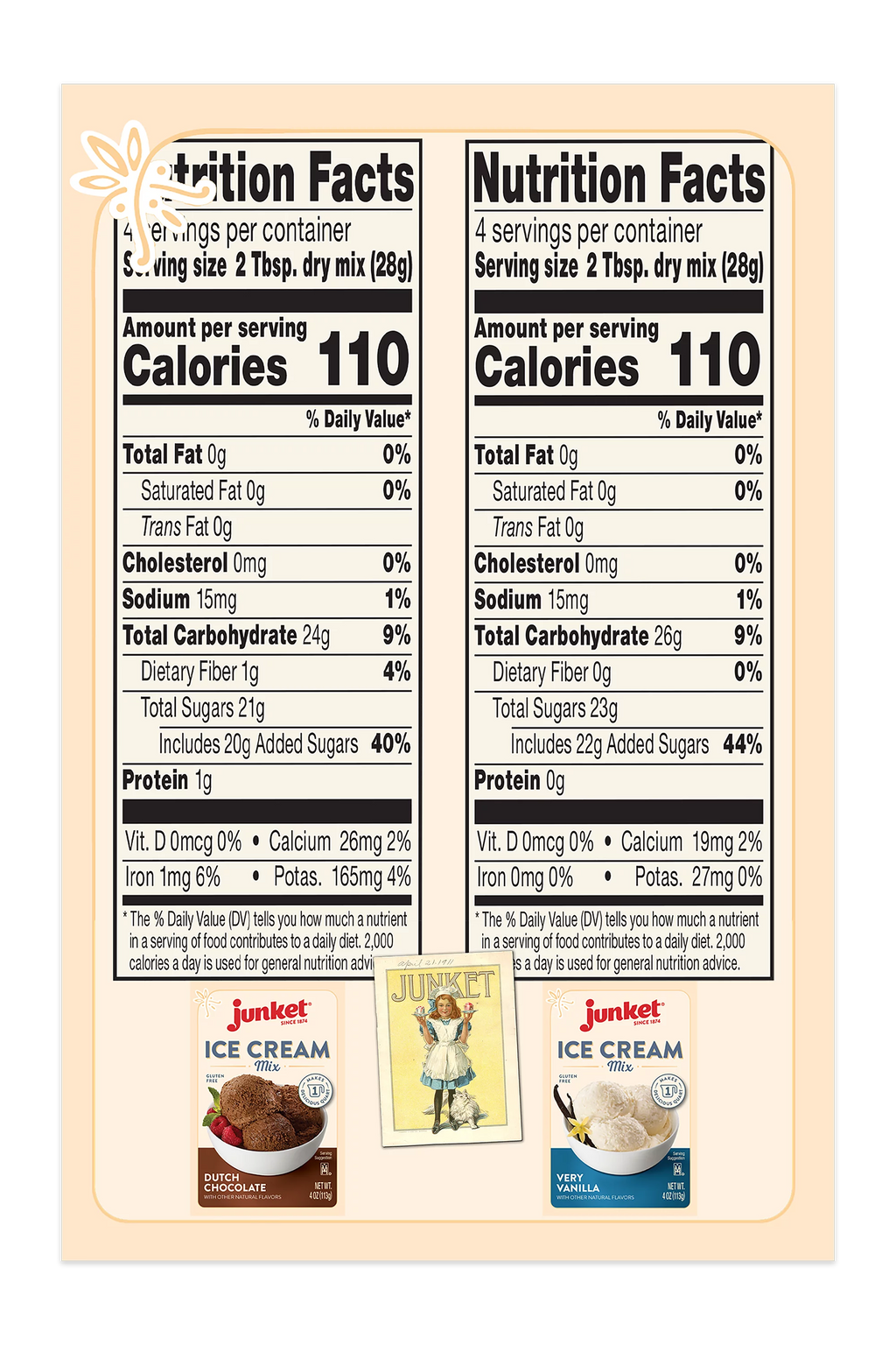 Ice Cream Mix Bundle - 2 Vanilla, 2 Chocolate T185226