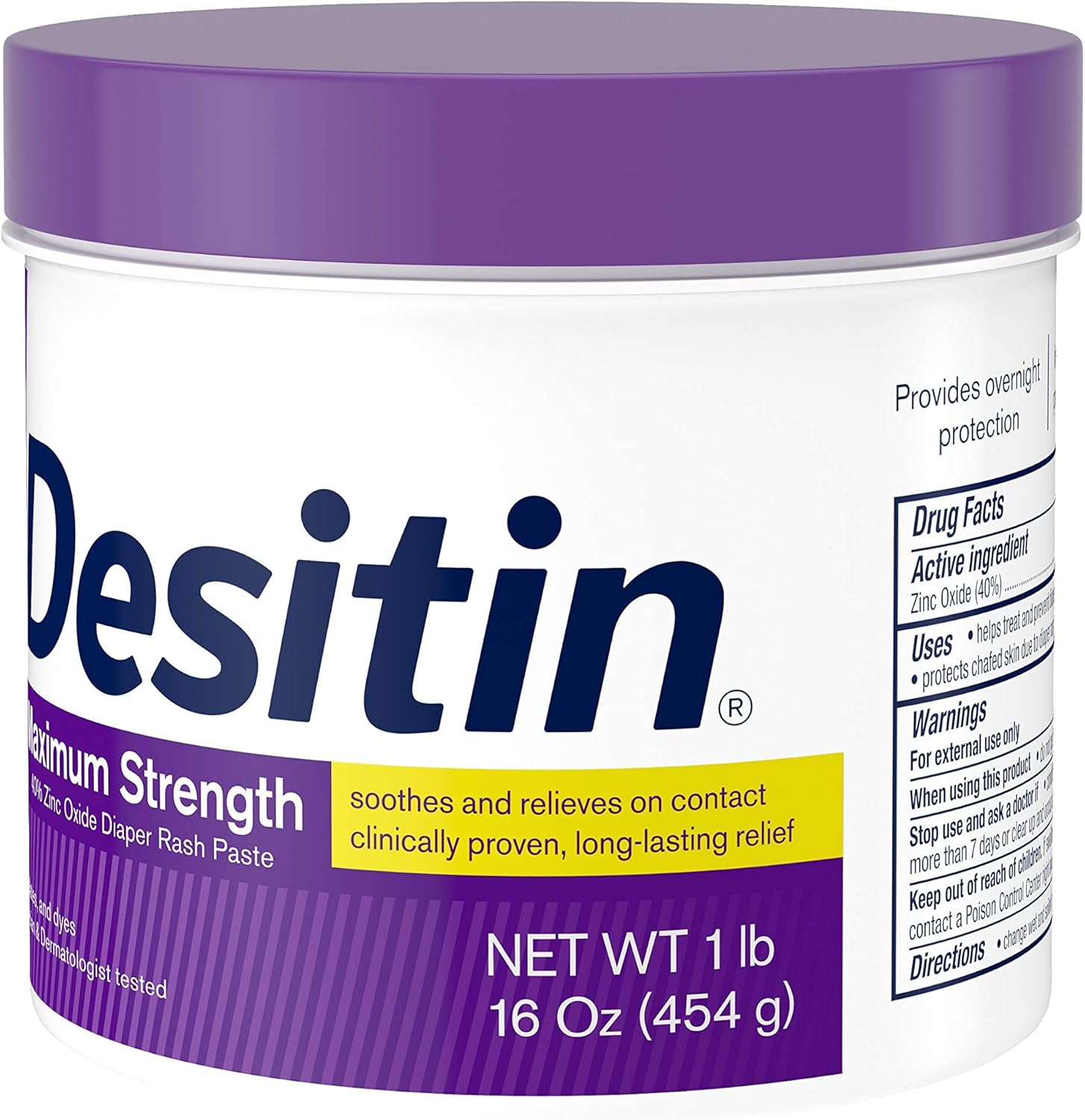 Diaper Rash Cream with 40% Zinc Oxide, 16 oz G1538