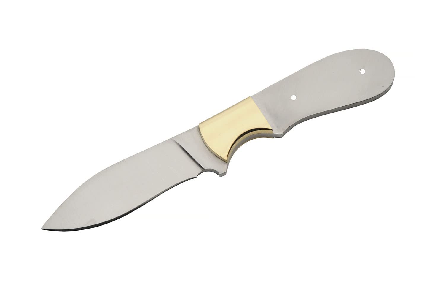 SZCO Supplies BL-7731 Full Tang Stainless Steel Drop Point Knife Blade Blank, 7.75" Length