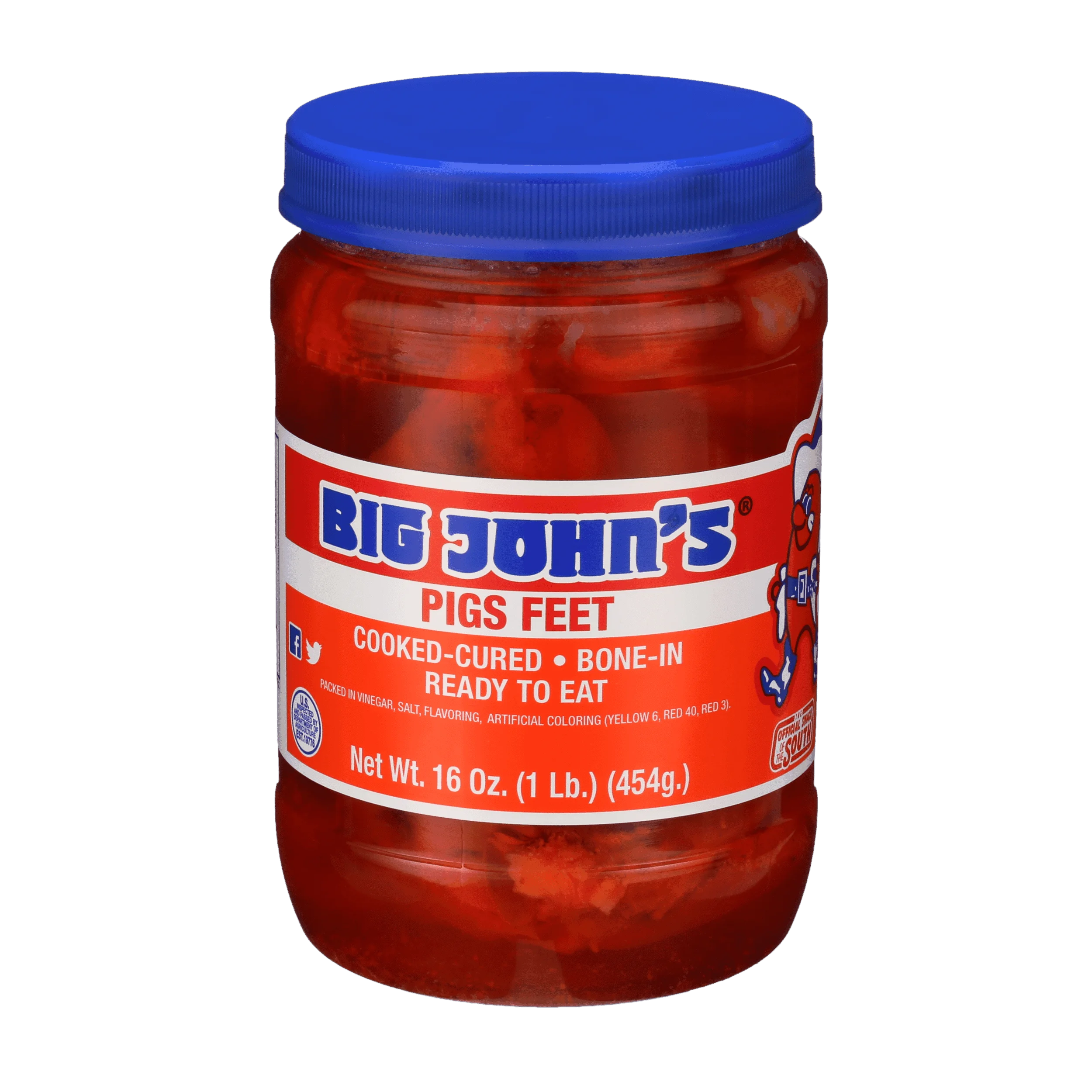 Big John's Pickled Pigs feet 16 oz