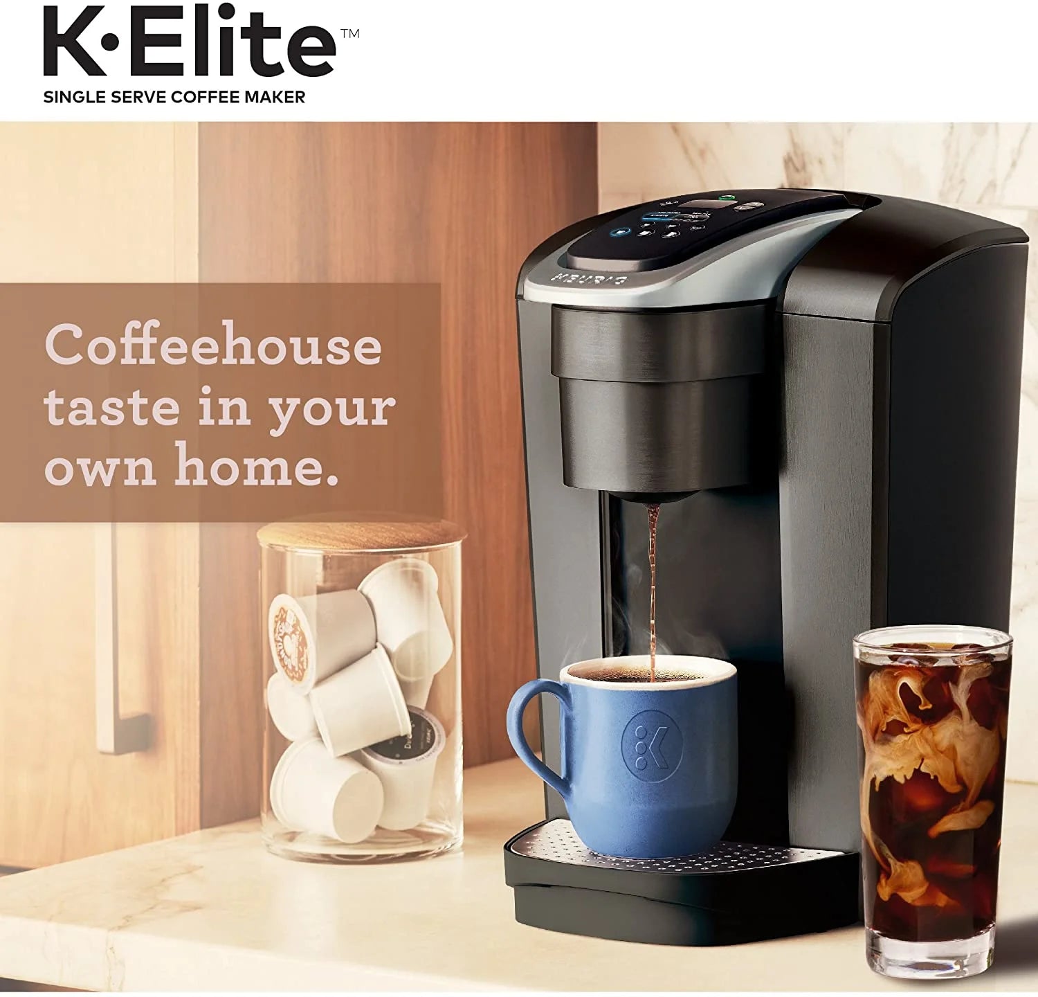 Single Serve K-Cup Pod Coffee Maker with Iced Coffee Capability R4510