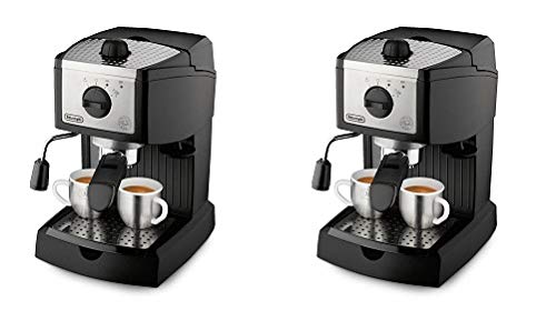 DeLonghi EC155 15 Bar Espresso and Cappuccino Machine, Black