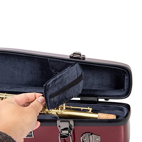 Fiberglass Alto Saxophone Case with Accessory Pocket and TSA Lock N710