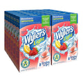 Wyler's Light Singles To Go Powder Packets Strawberry Lemonade Flavor Drink Mix Sugar-Free Low-Calorie Water Enhancer for Home Office Snacks Picnics Camping On The Go Drinks 8 Sticks (Pack of 12)
