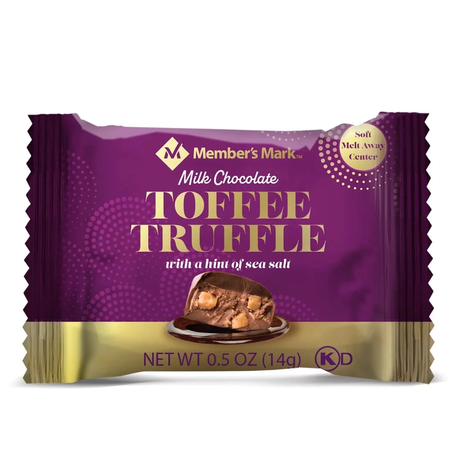 Milk Chocolate Toffee Truffle with Sea Salt, 19 oz. G608138
