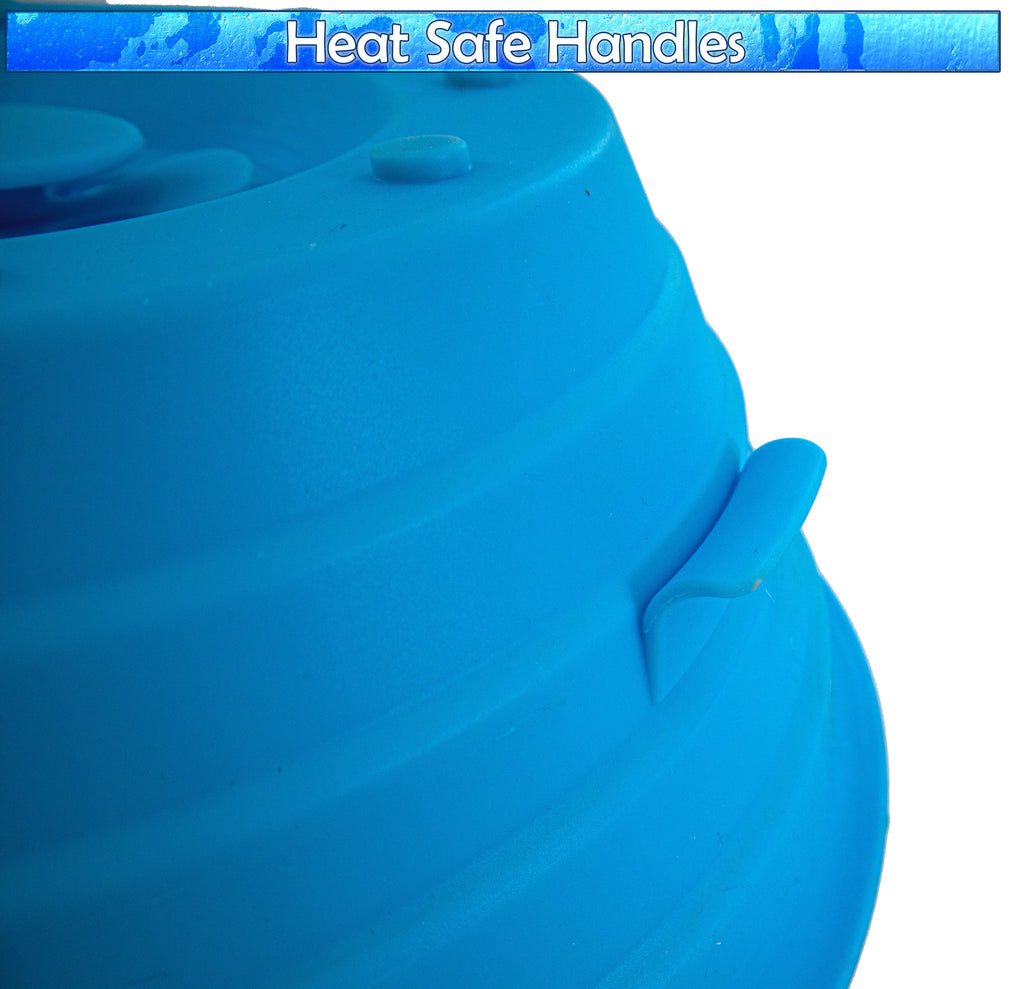 Magnetic Silicone Microwave Cover Lid, Collapsible & Splatter-Proof K86970
