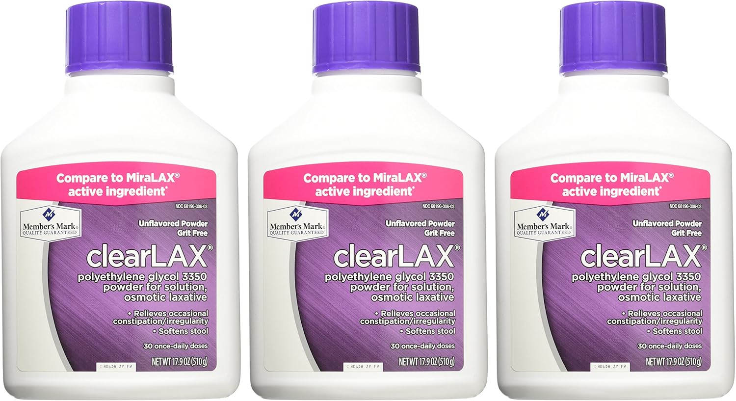 ClearLAX 17.9 Ounce 3 Pack J1120