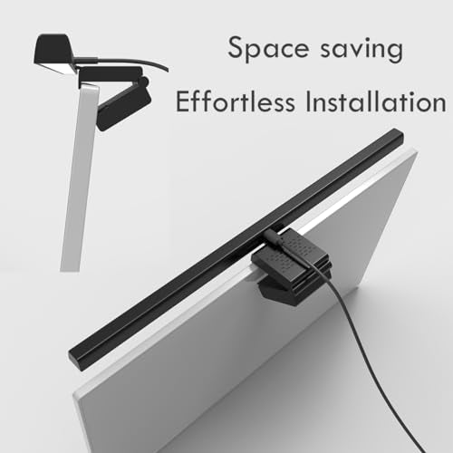 LED Monitor Light Bar with Eye Protection Clip for Desk F101387