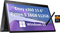 HP Envy X360 15 2-in-1 Touchscreen (Ryzen 5 5625U, 16GB RAM, 512GB SSD, Stylus) AMD 6-Core(Beat i7-1165G7) 15.6" FHD Convertible Laptop, Backlit, Pen, Alexa, Windows 11 Home - 2022