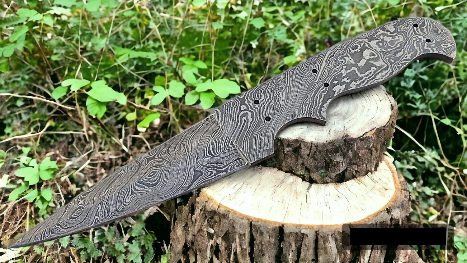 Damascus steel Full Tang Blank Blade Knife Blank for Knife Making P547757