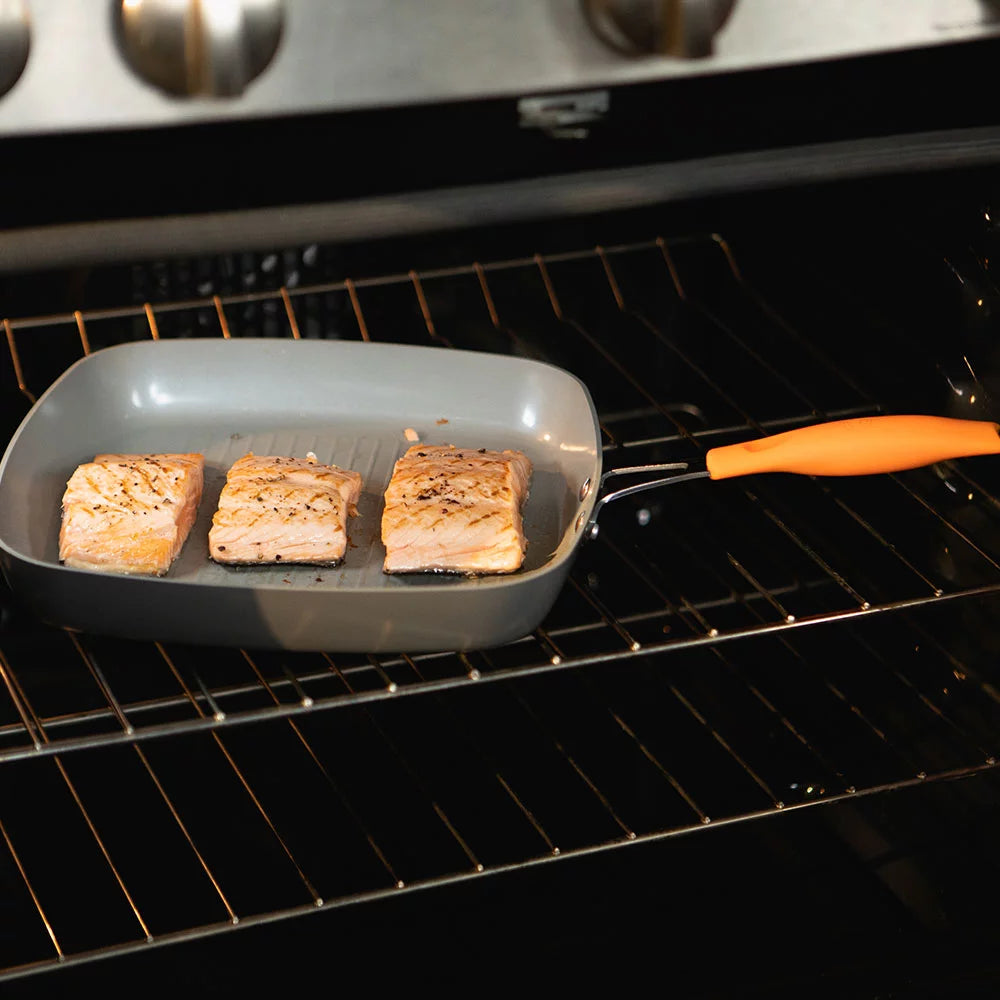 15 Piece Cookware Set Orange T5697