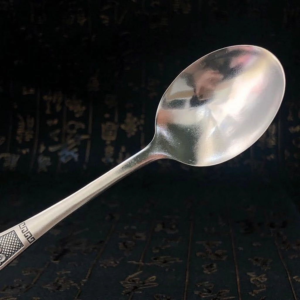 Sterling Silver Spoon for Soup, Rice, and Coffee N242562