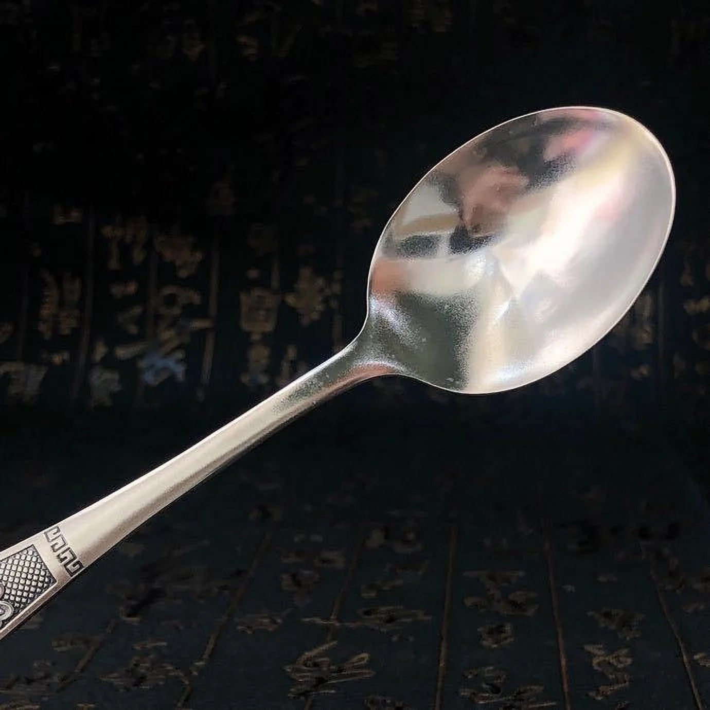 Sterling Silver Spoon for Soup, Rice, and Coffee N242562