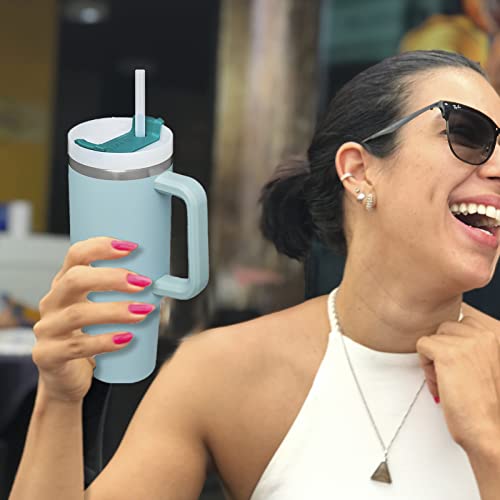 Stainless Steel Straws with Covers for 40 oz Tumbler, 12 inch, 8 Pack Y42921