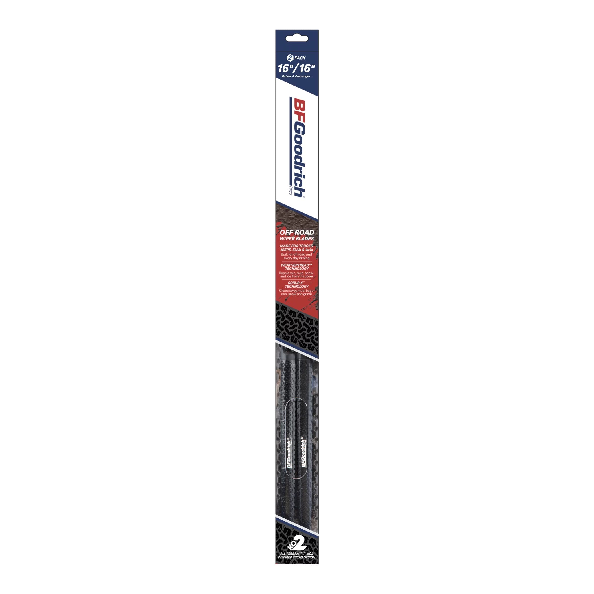 Off-Road Hybrid Wiper Blade Pair Pack 16-16 B455