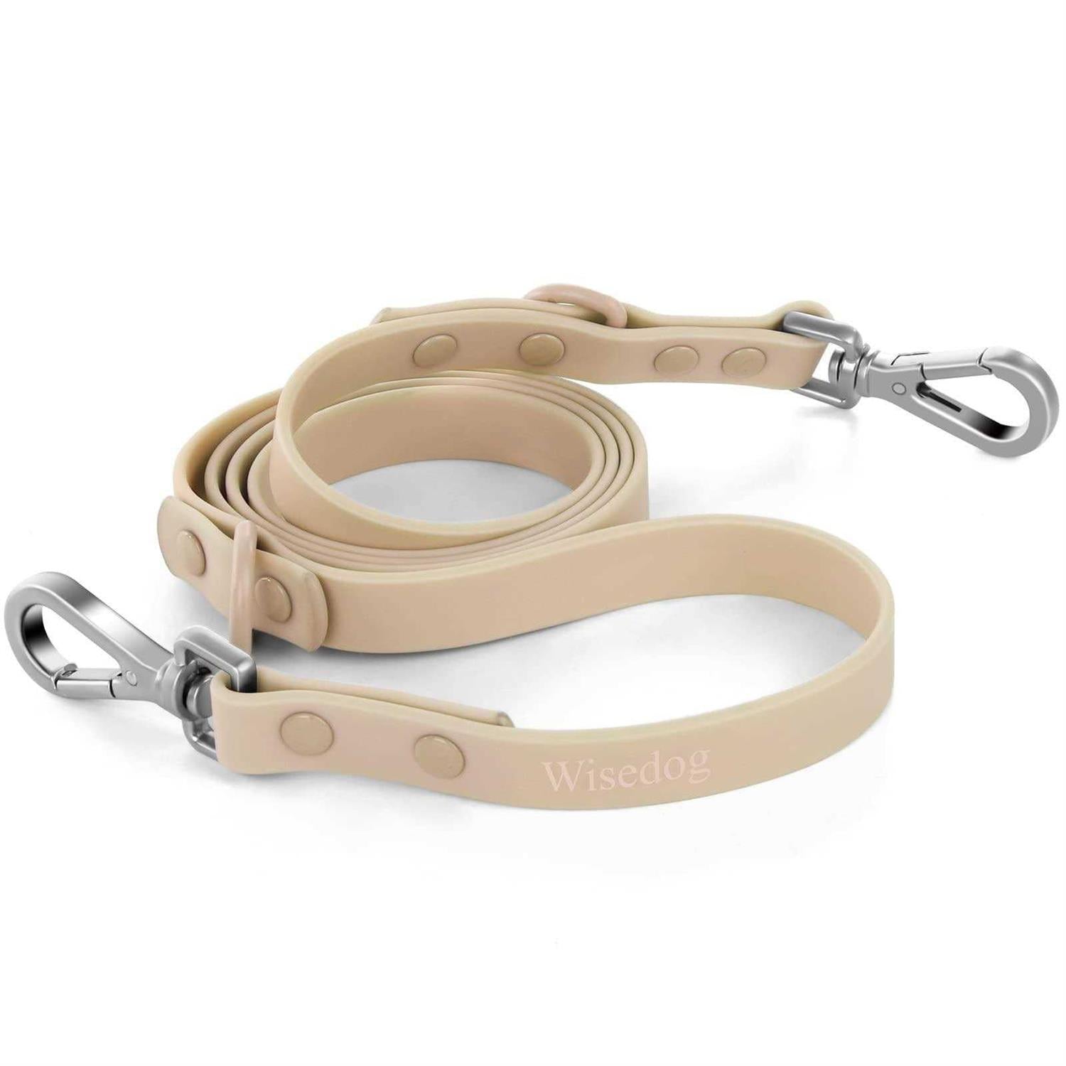 Wisedog Waterproof Dog Leash Standard Dog Leashes With 2 Hooks For Walking, Adjustable Lengths For Traffic Control Safety, Durable and Odor Proof - Pet Supplies online store