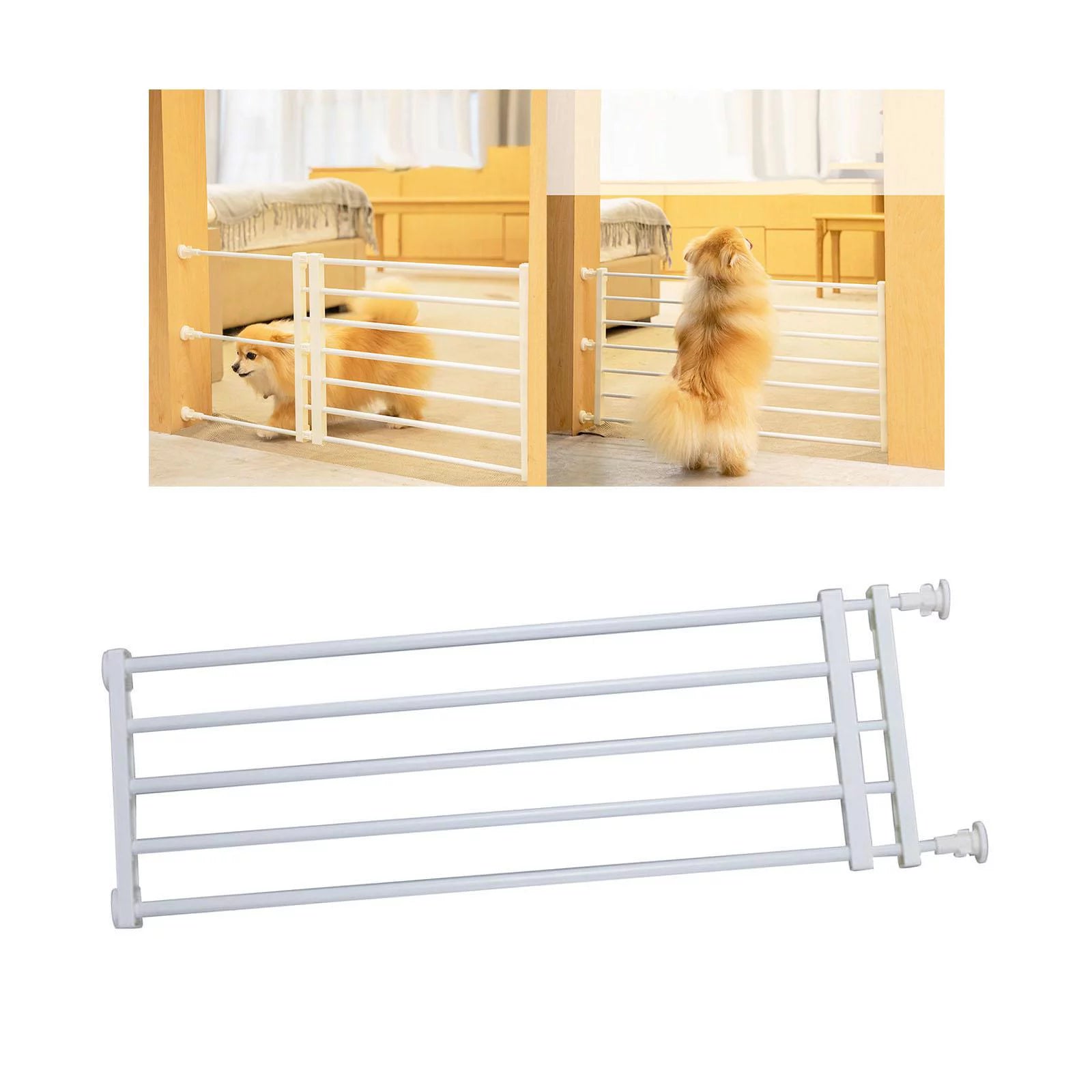 Expandable Dog Gate Stair Barrier Adjustable 24cm X3820