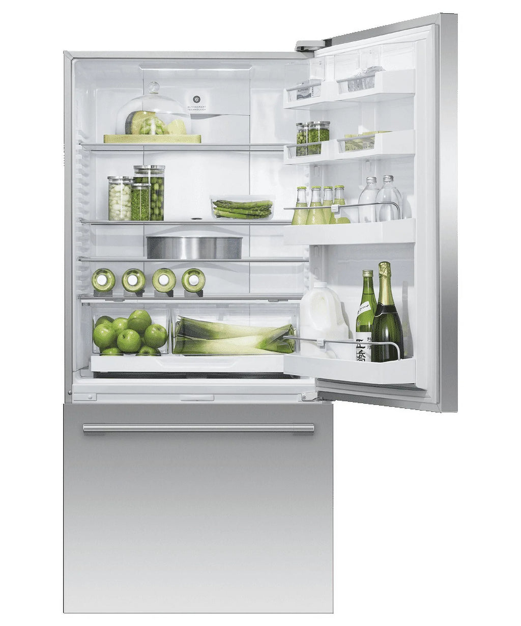 Bottom Freezer Freestanding Refrigerator Stainless Steel Y842