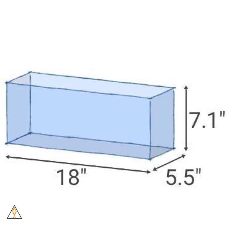 Bookshelf Style Aquarium Clear R63319